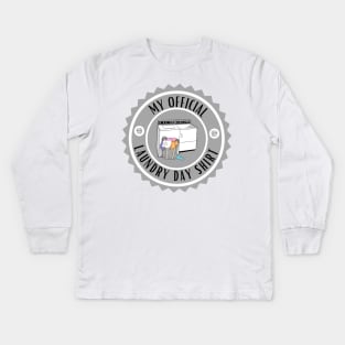 Official Laundry Day Shirt Kids Long Sleeve T-Shirt